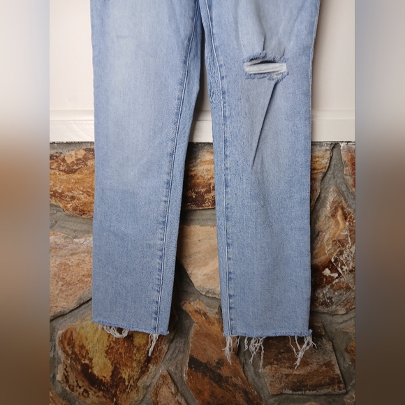 Madewell the Perfect Vintage Jean 27 Light wash Distressed Great UC - Picture 3 of 10